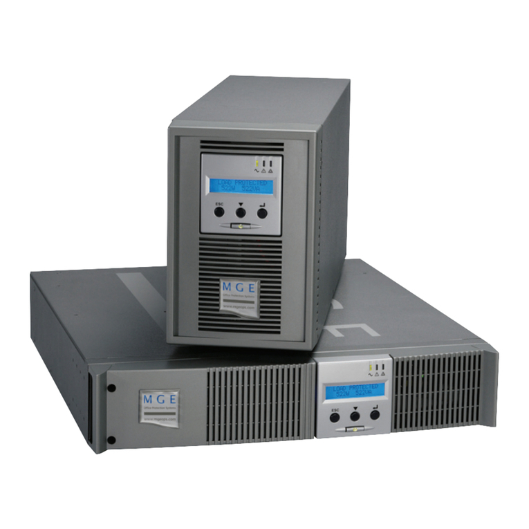 MGE UPS Systems PULSAR 1000 Installation and user manual