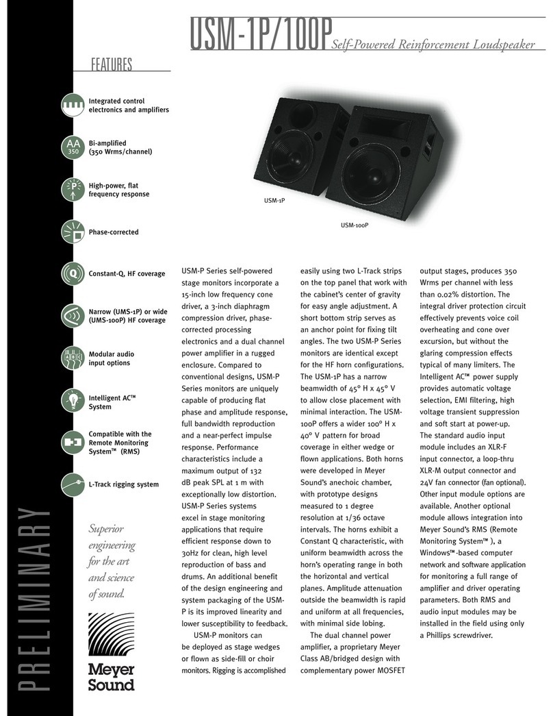 Meyer Sound USM-100P Specifications