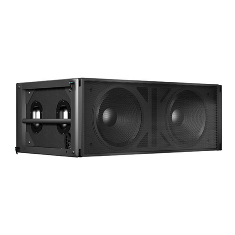 Meyer Sound M3D operating instructions