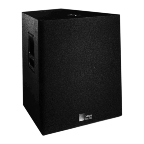 Meyer Sound UltraSeries MSW-2 User manual