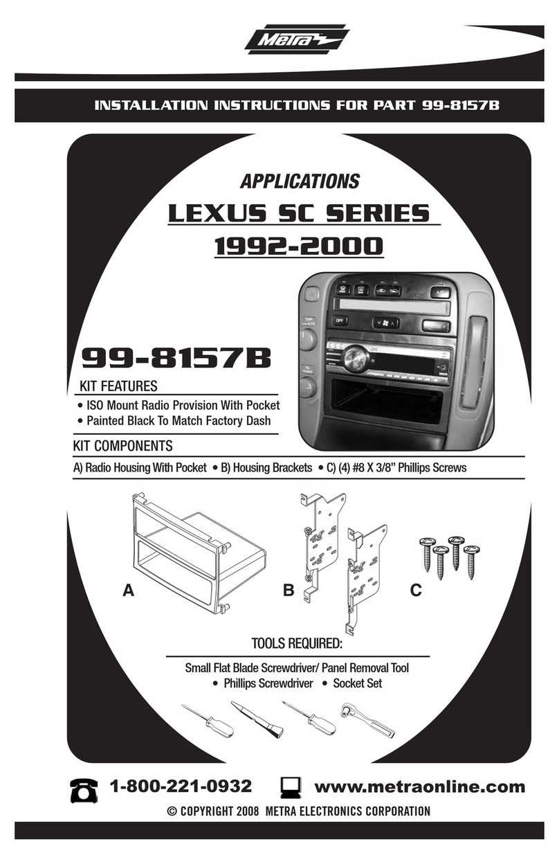 Metra Electronics 99-8157B installation instructions