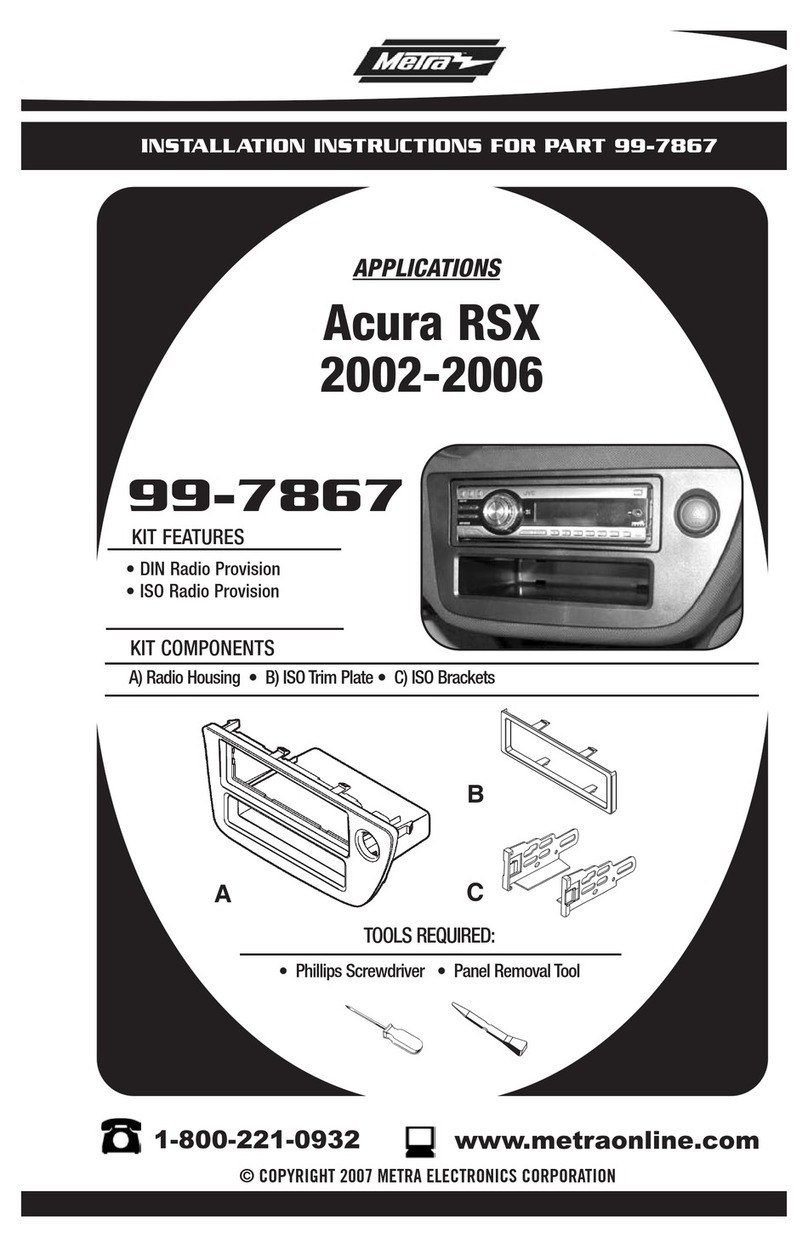 Metra Electronics 99-7867 User manual