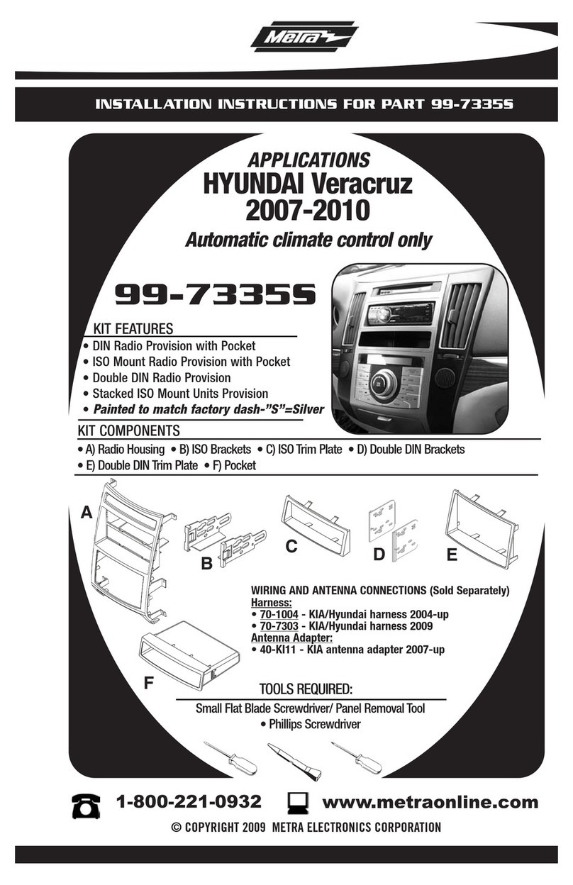 Metra Electronics 99-7335S User manual Metra Electronics 99-7335S User manual