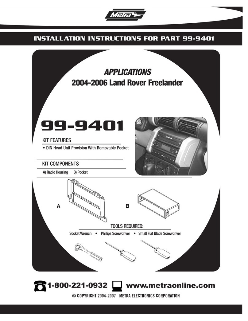 Metra Electronics 99-9401 installation instructions Metra Electronics 99-9401 installation instructions