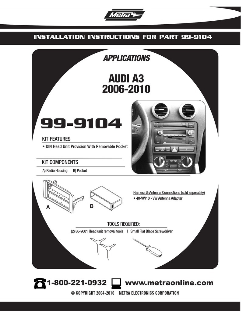 Metra Electronics 99-9104 User manual
