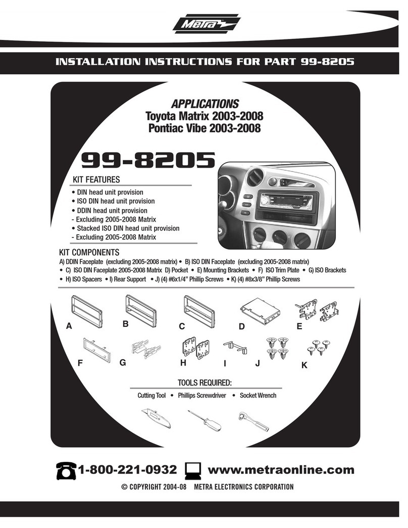 Metra Electronics 99-8205 User manual