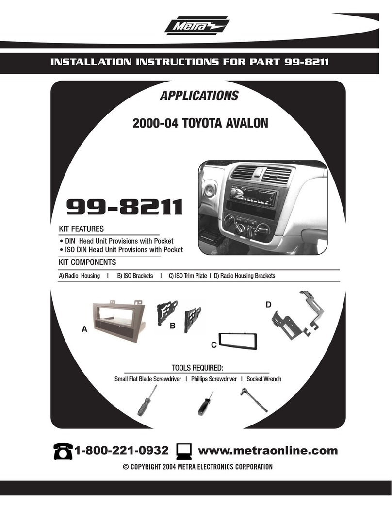 Metra Electronics 99-8211 User manual