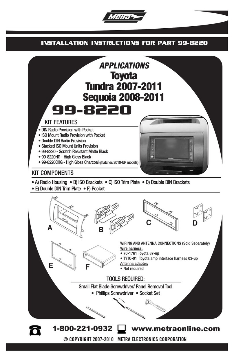 Metra Electronics 99-8220 User manual