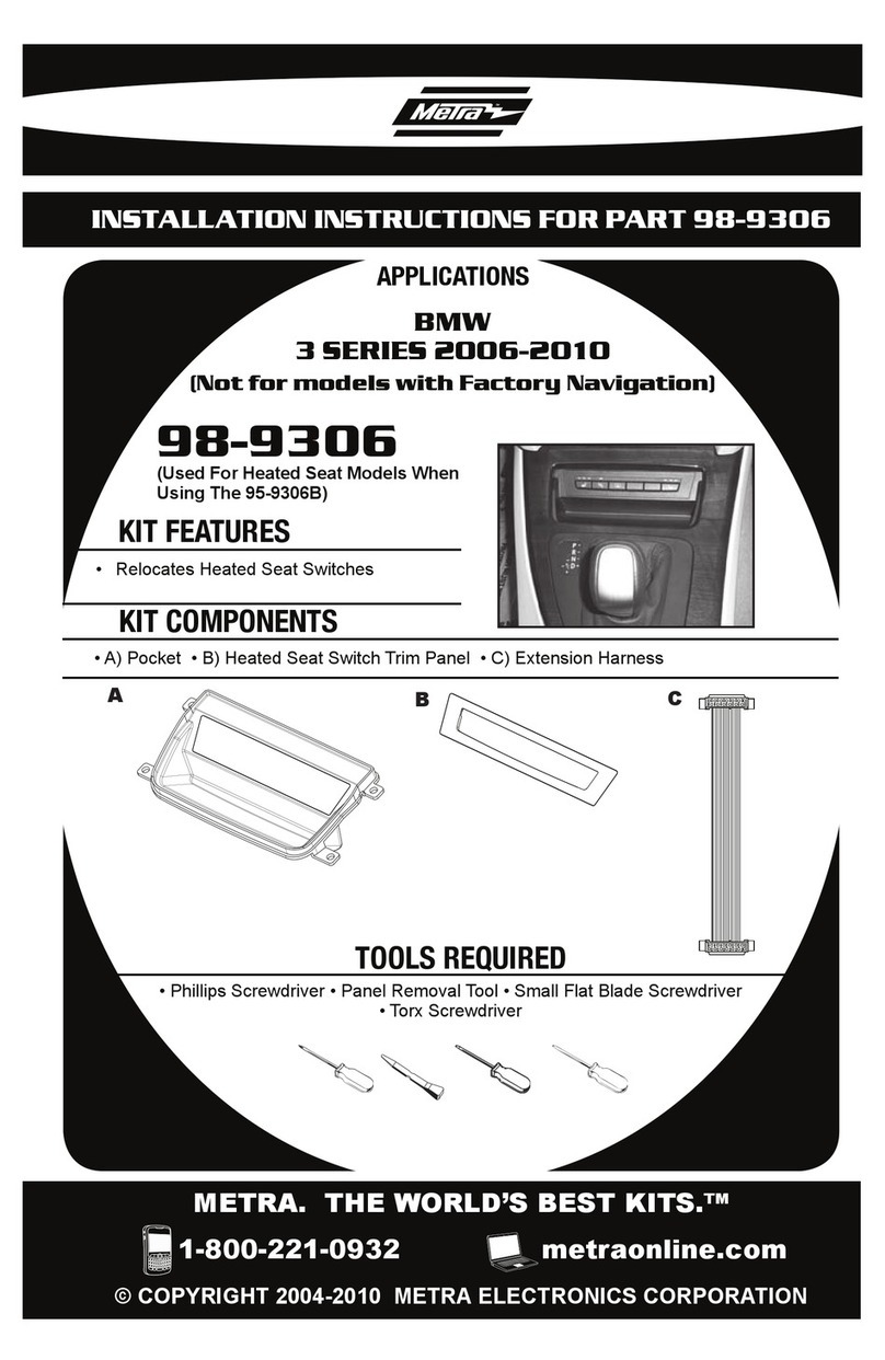 Metra Electronics 98-9306 User manual