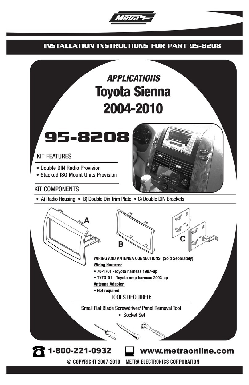 Metra Electronics 95-8208 User manual