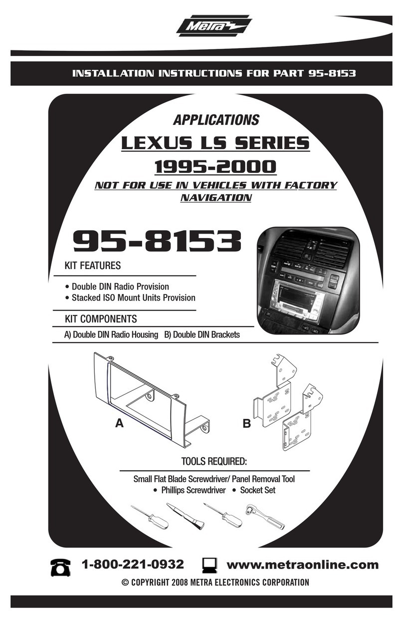 Metra Electronics 95-8153 User manual