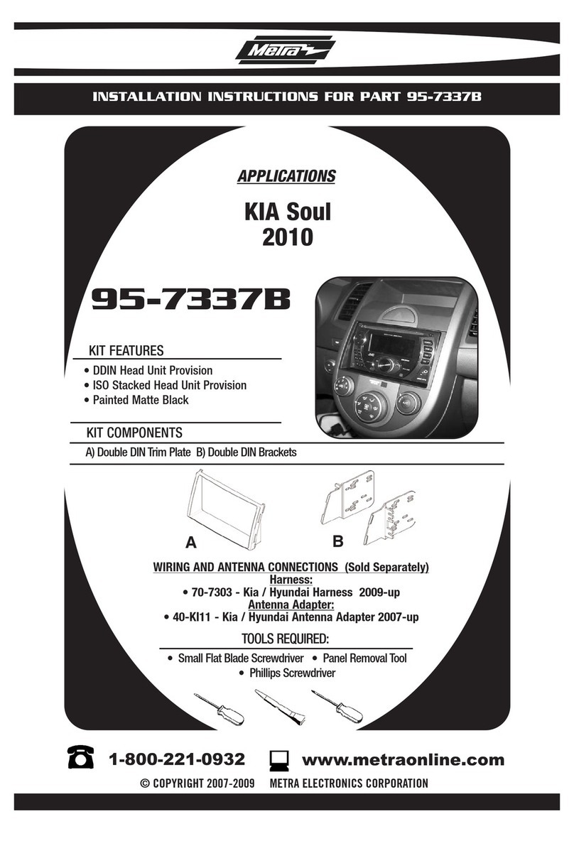 Metra Electronics 95-7337B User manual
