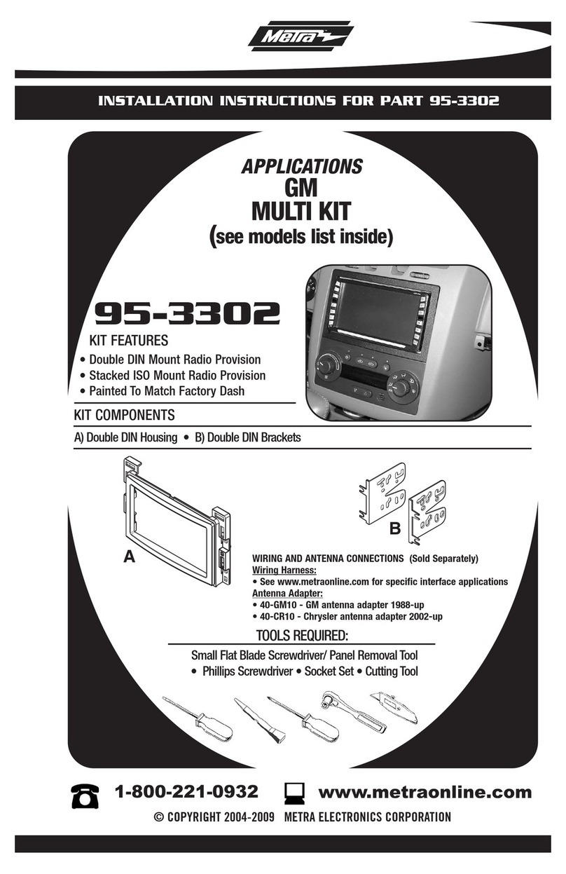 Metra Electronics 95-3302 User manual