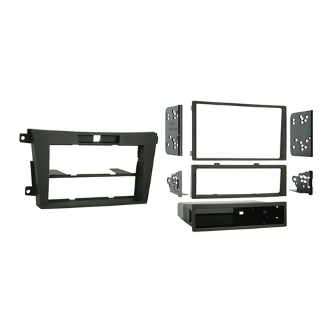 Metra Electronics MAZDA CX7 2007-09 99-7508 installation instructions