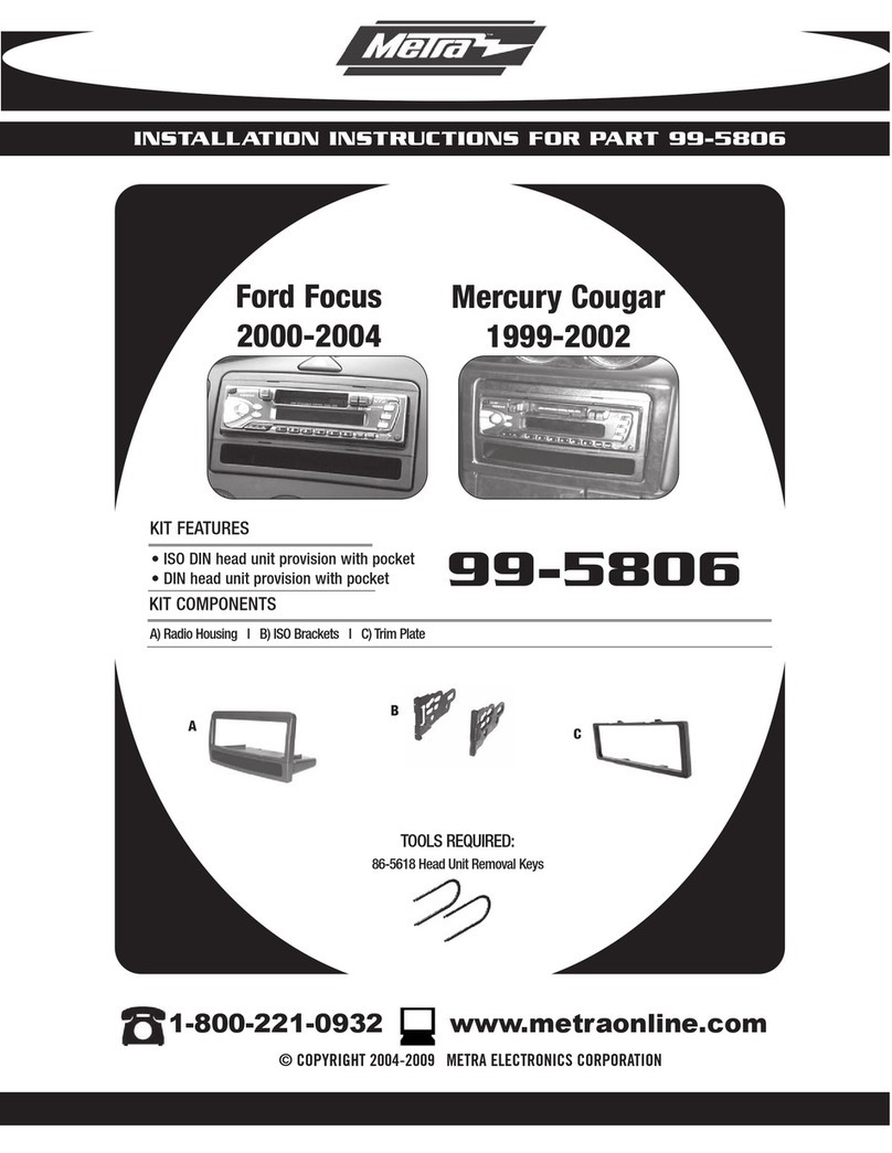 Metra Electronics 99-5806 installation instructions Metra Electronics 99-5806 installation instructions