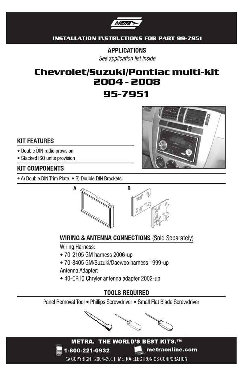 Metra Electronics 95-7951 User manual