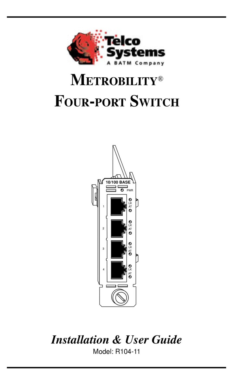 METRObility Optical Systems R104-11 User manual