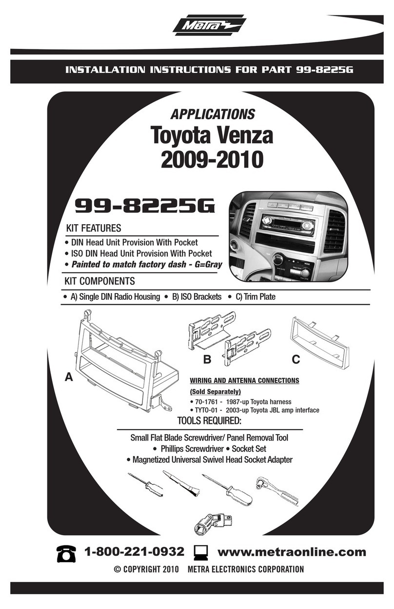 Metra Electronics 99-8225G User manual
