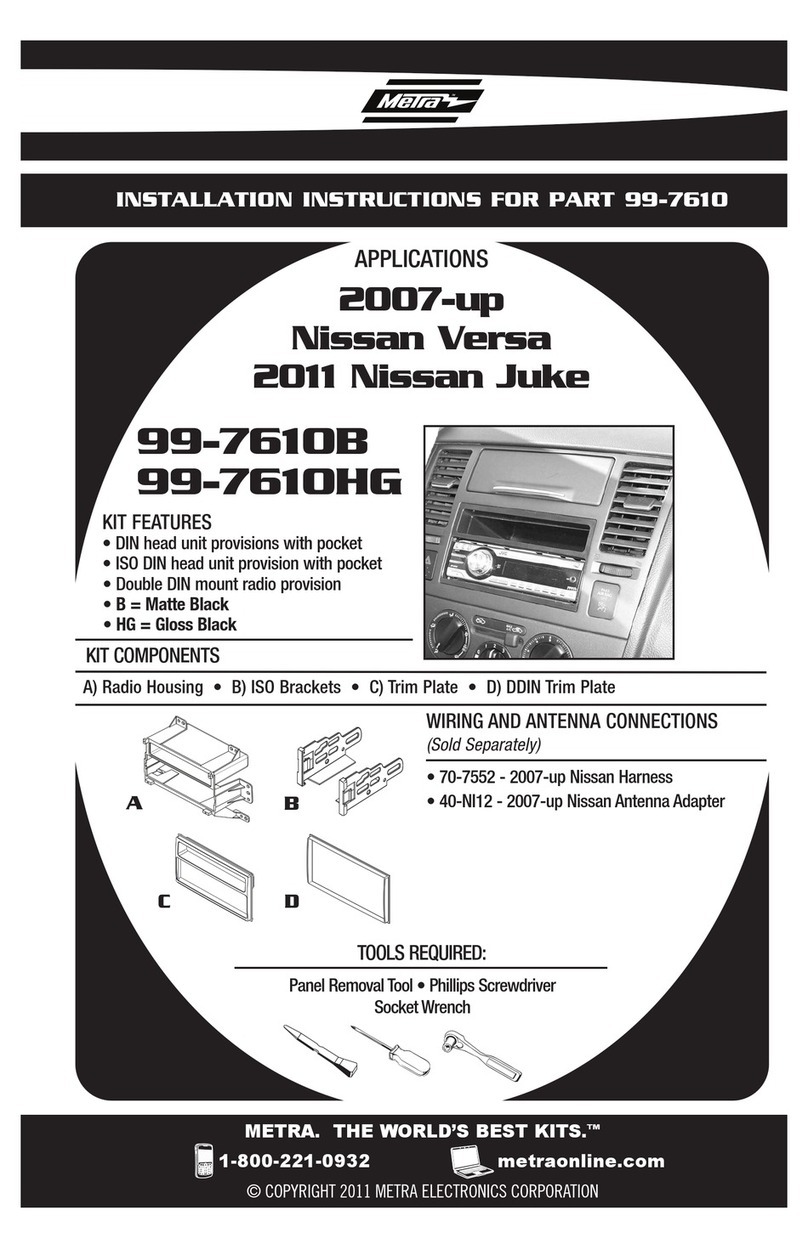 Metra Electronics 99-7610B installation instructions