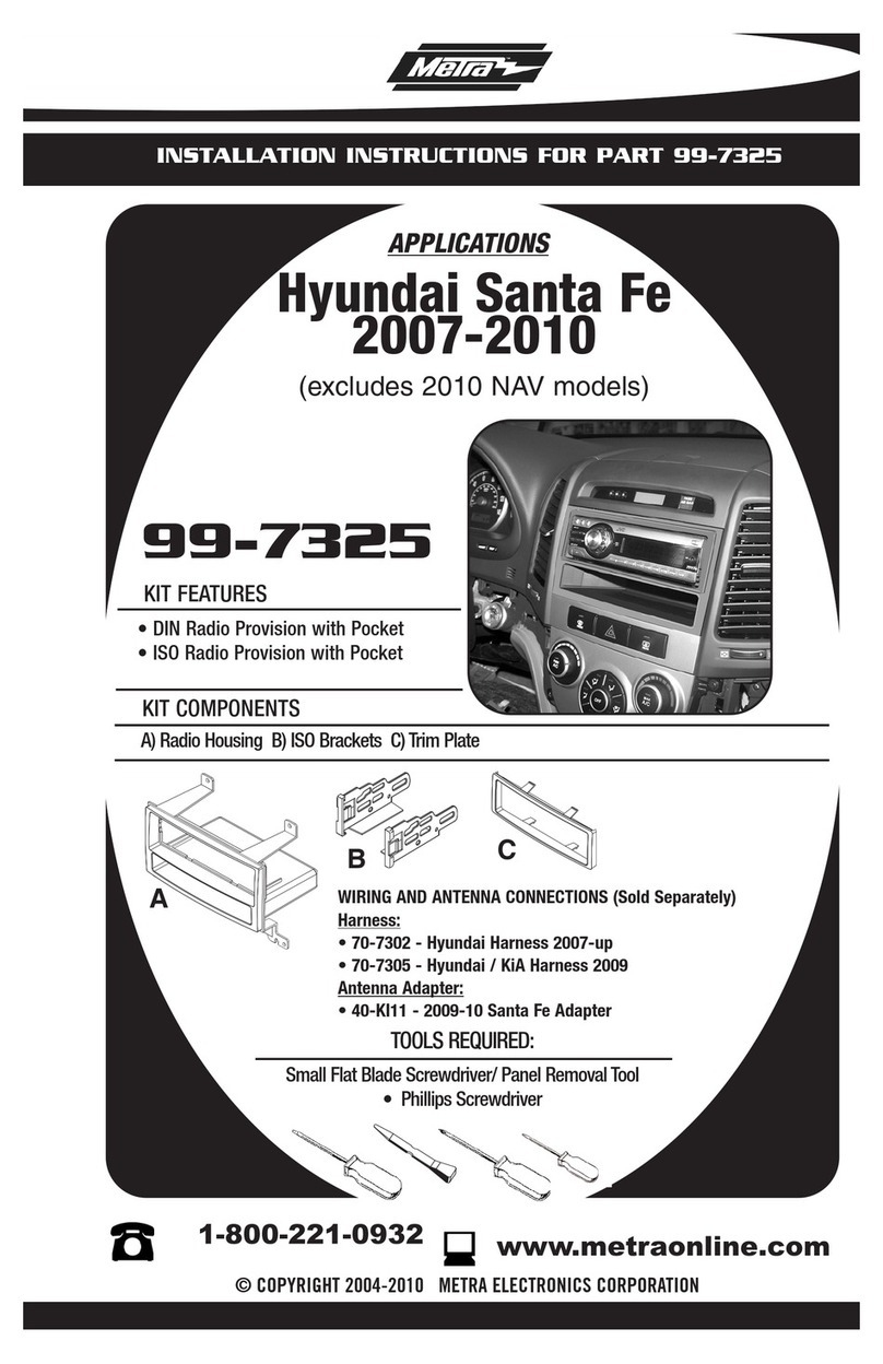 Metra Electronics 99-7325 User manual
