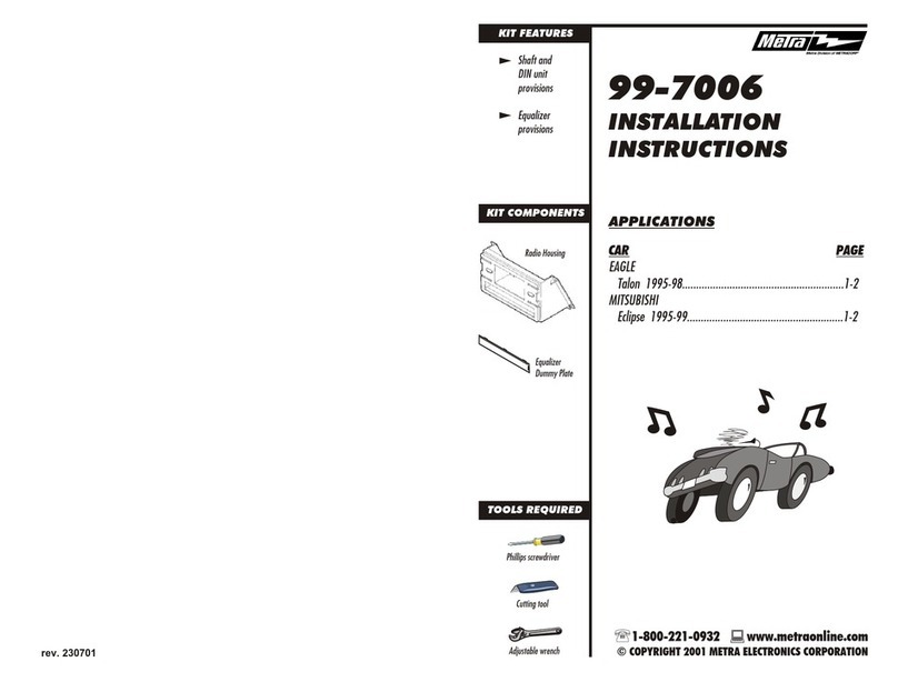 Metra Electronics 99-7006 User manual