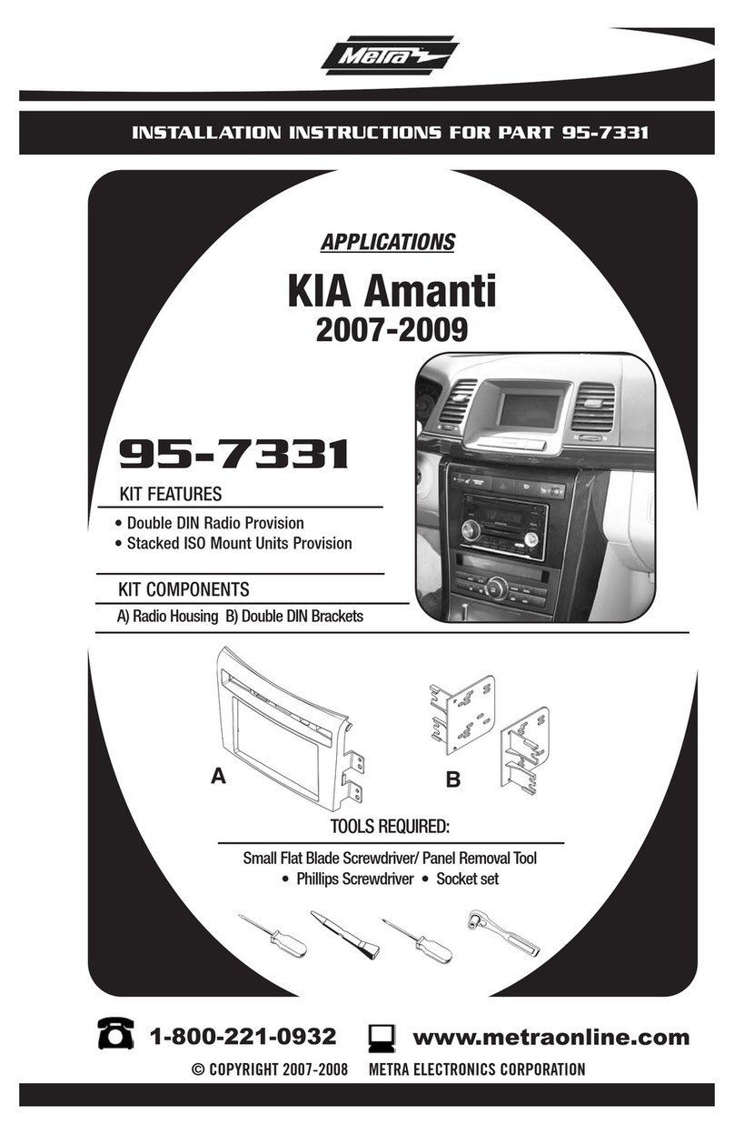 Metra Electronics 95-7331 User manual