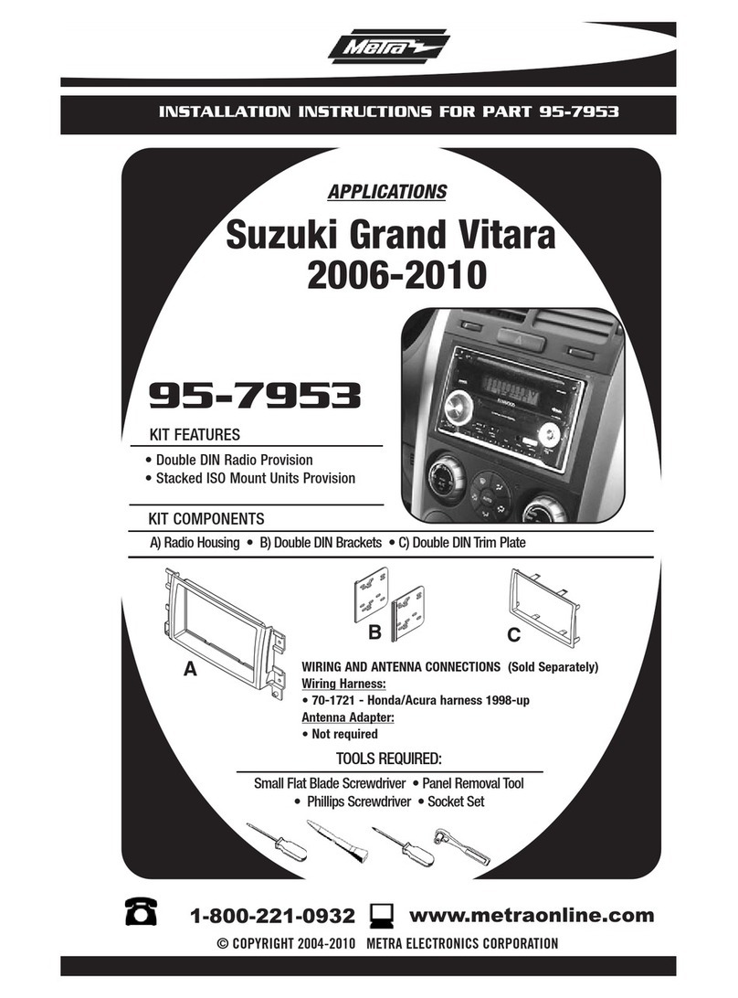 Metra Electronics 95-7953 User manual