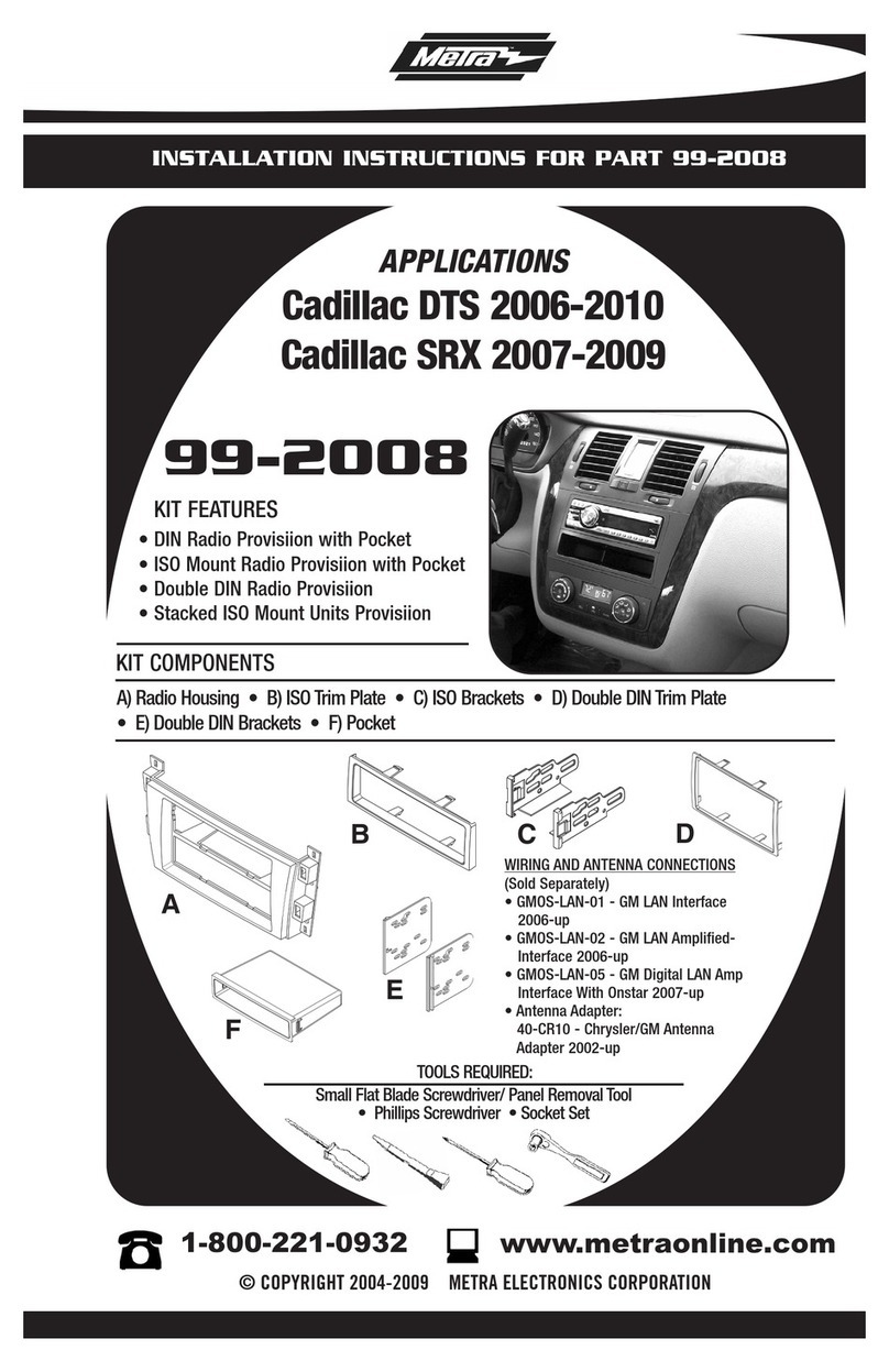 Metra Electronics 99-2008 installation instructions Metra Electronics 99-2008 installation instructions