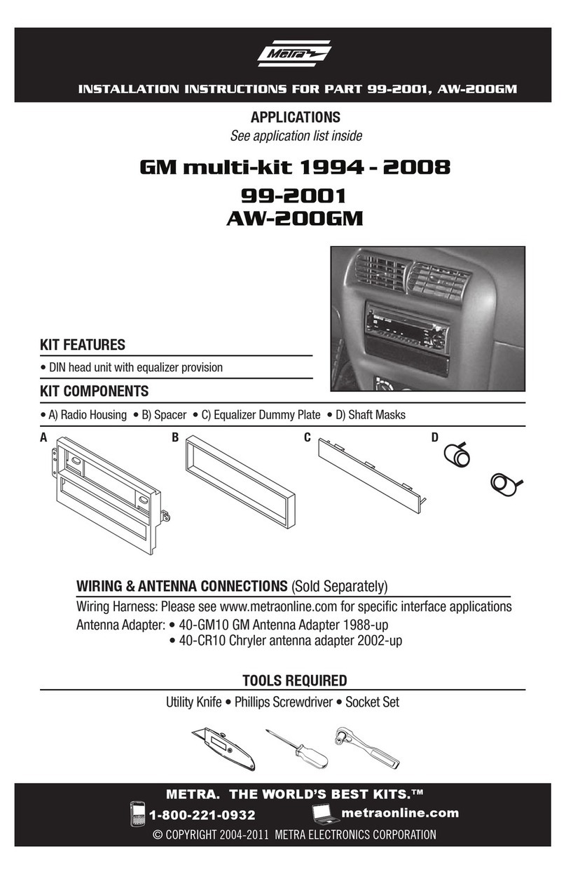 Metra Electronics AW-200GM installation instructions
