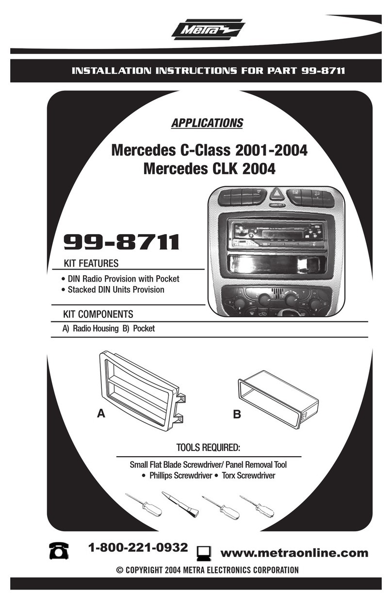 Metra Electronics 99-8711 installation instructions Metra Electronics 99-8711 installation instructions