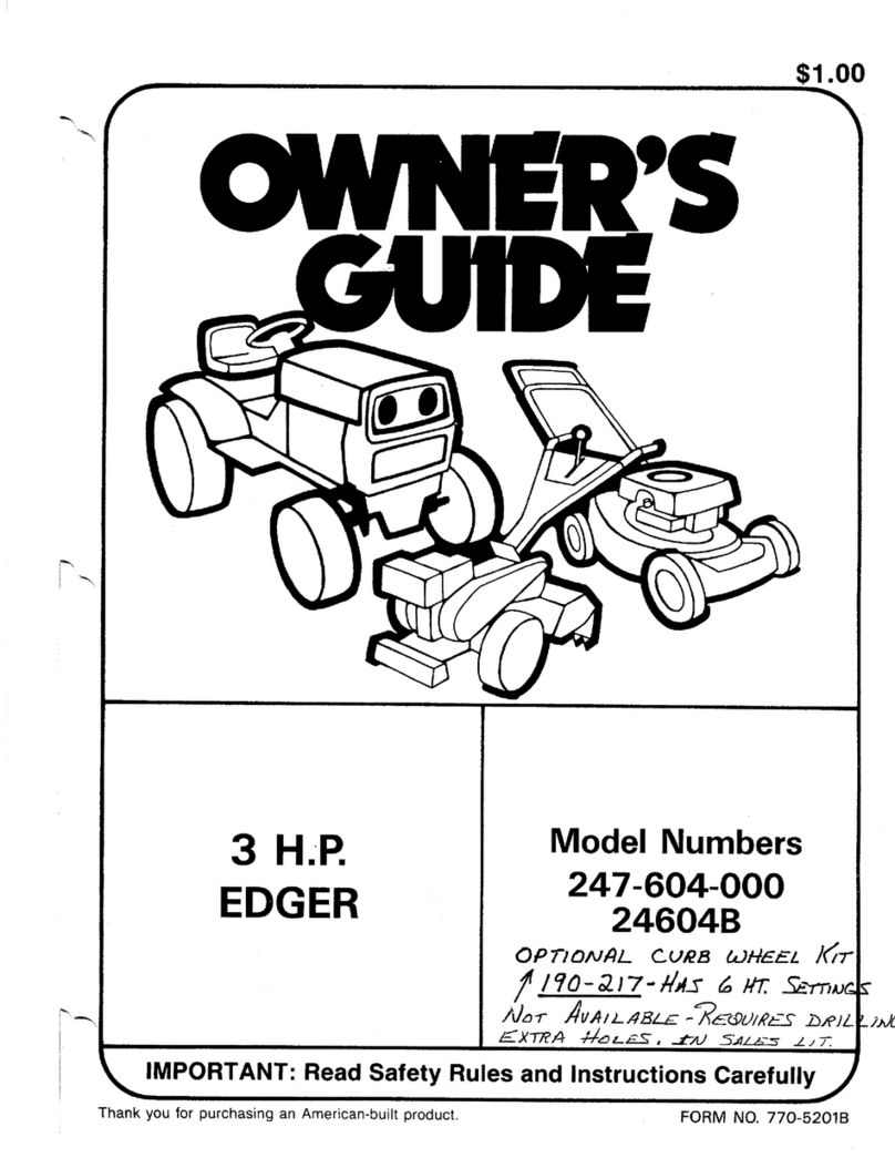 MTD 24604B owner's guide