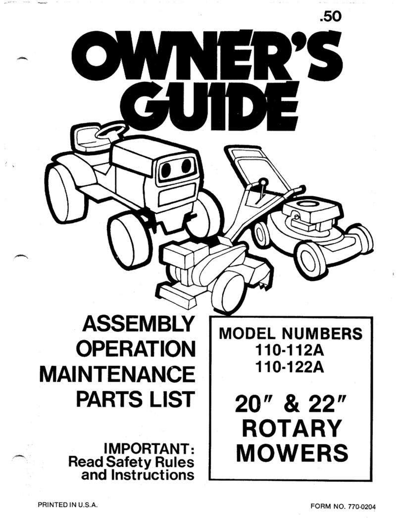 MTD 110-112A owner's guide