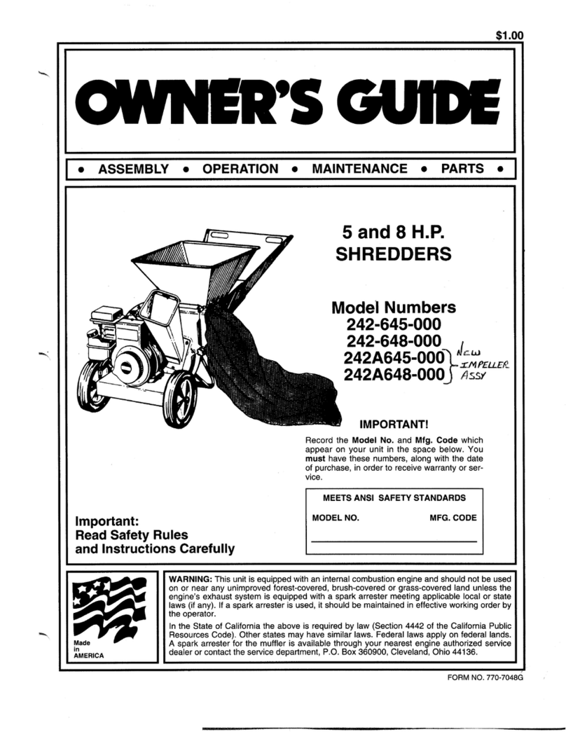 MTD 242-645-000 owner's guide