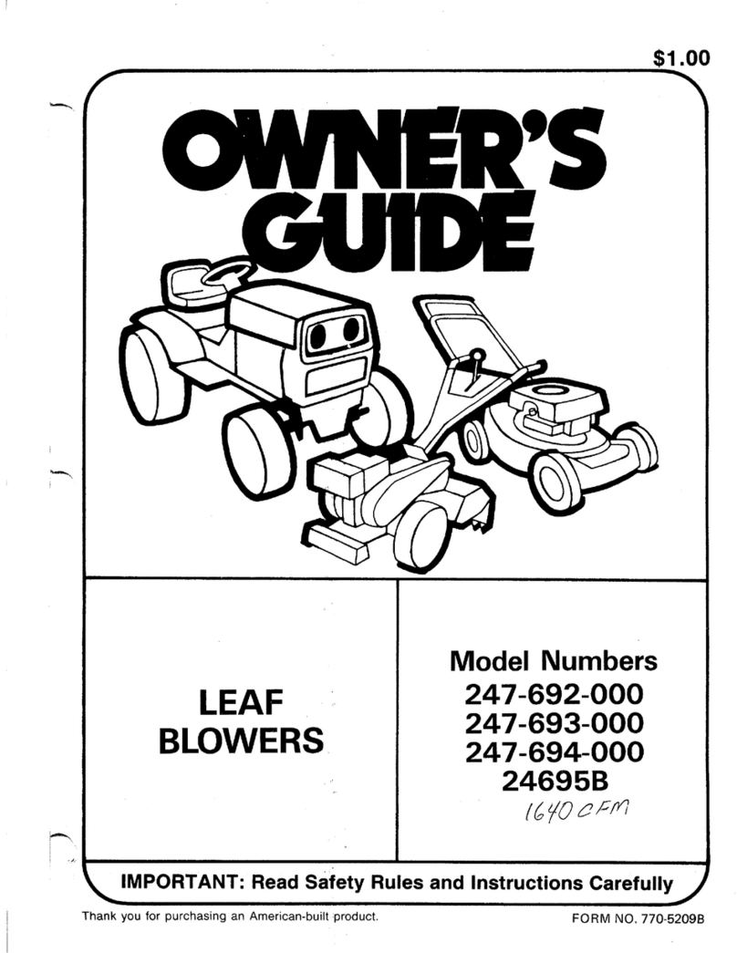 MTD 24695B User manual