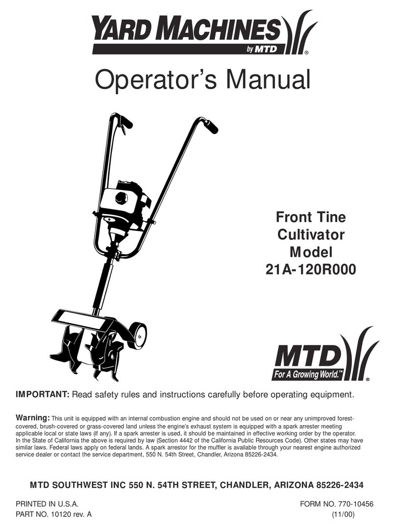 Yard Machines 21A-120R000 User manual