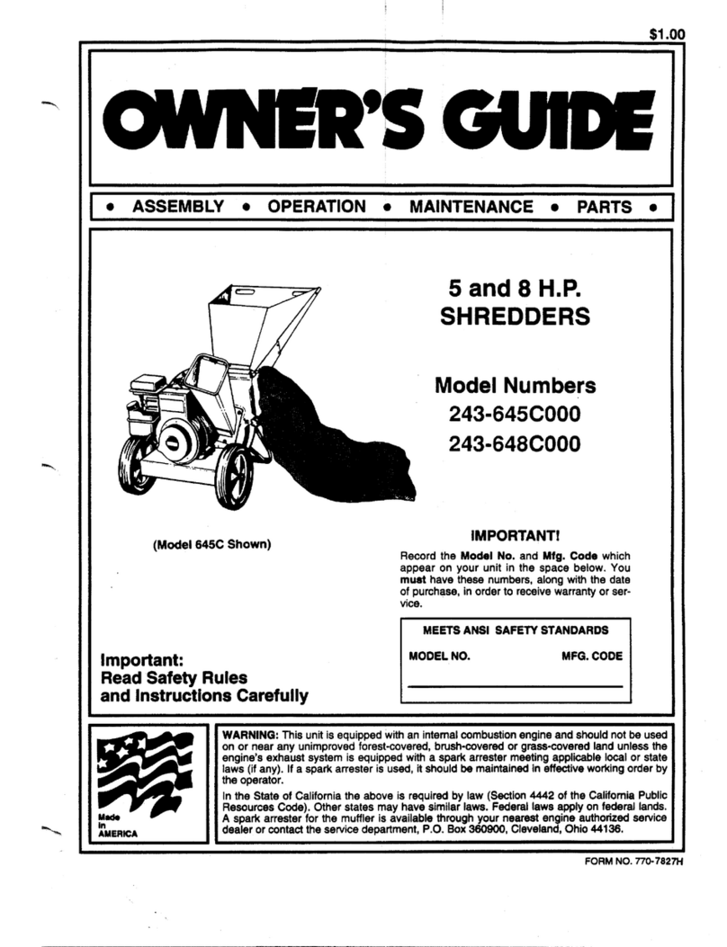 MTD 243-645C000 owner's guide