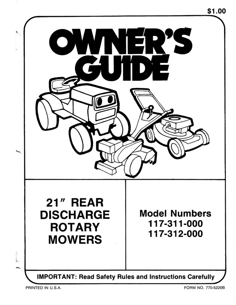 MTD 117-311-000 User manual