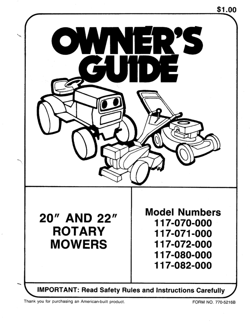 MTD 117-070-000 User manual