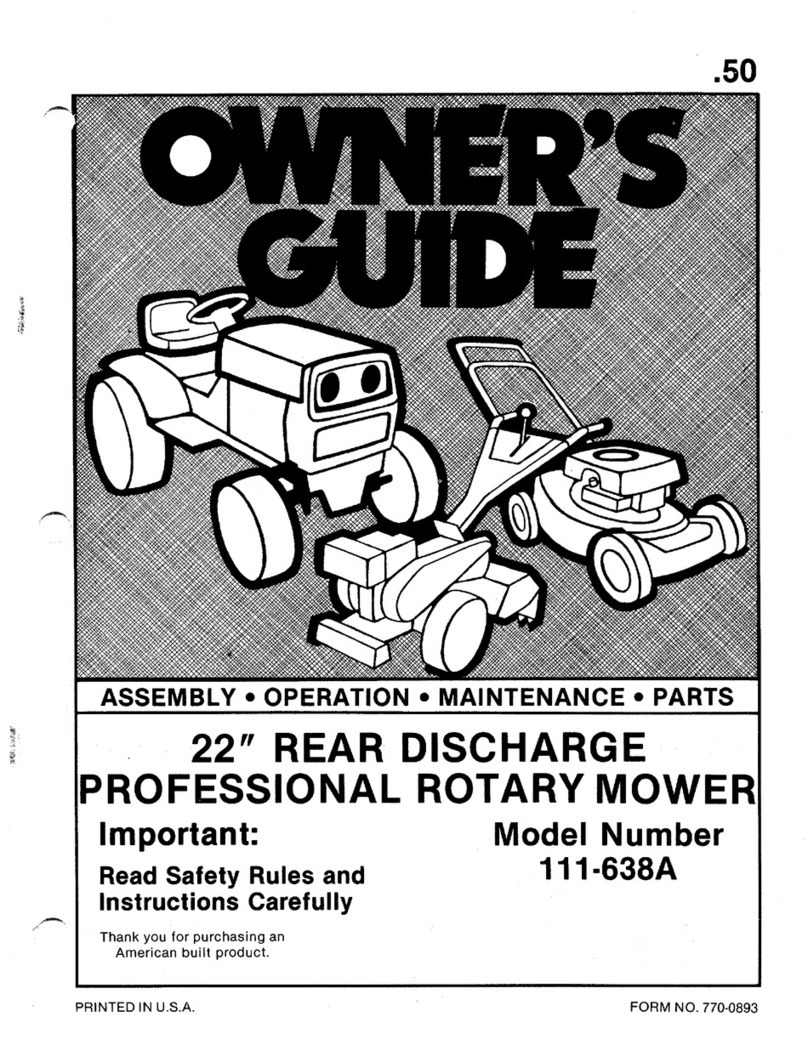 MTD 111-638A User manual