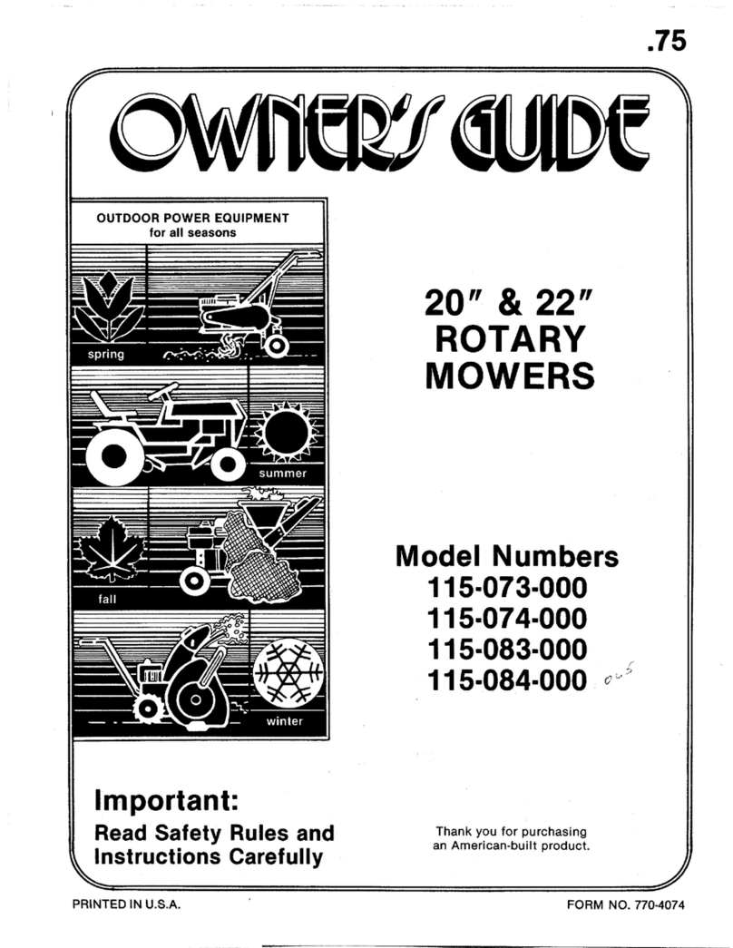 MTD 115-074-000 User manual