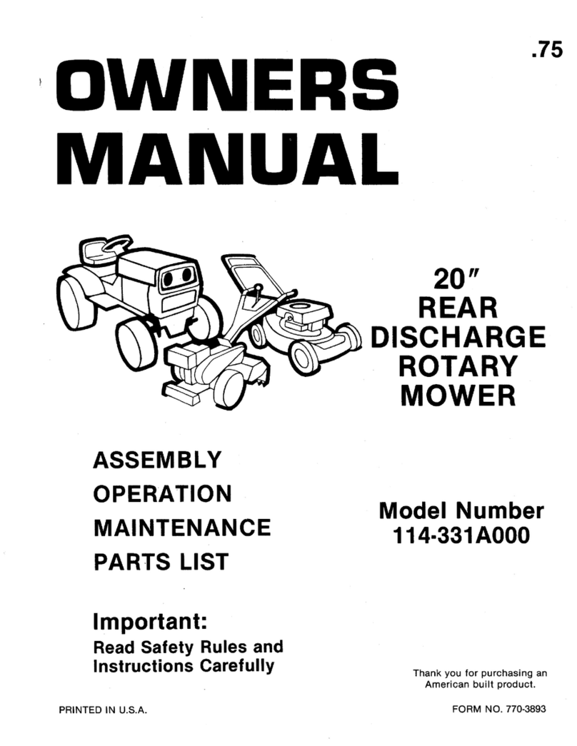 MTD 114-331A000 owner's manual