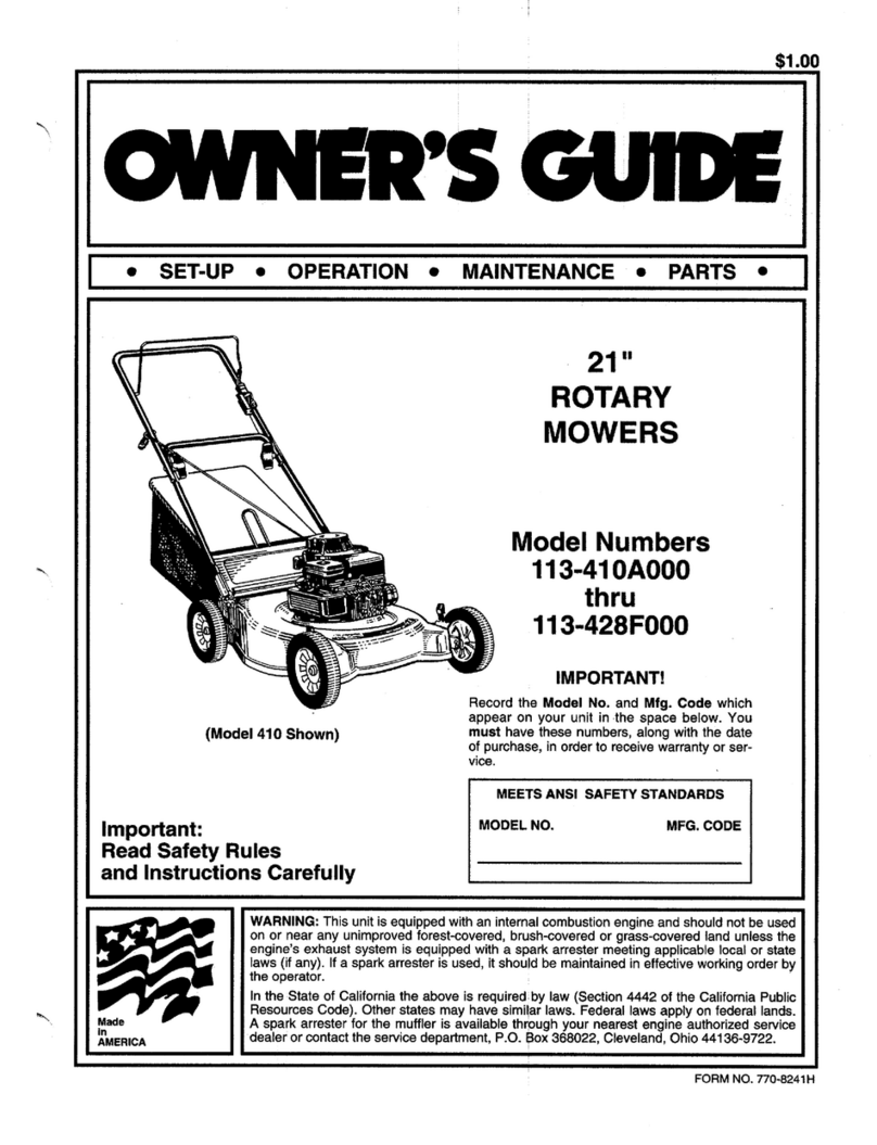MTD 113-410A000 owner's guide