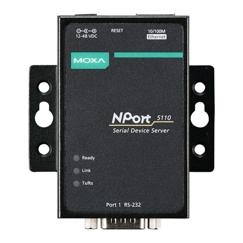Moxa Technologies NPort 5110 Series User manual