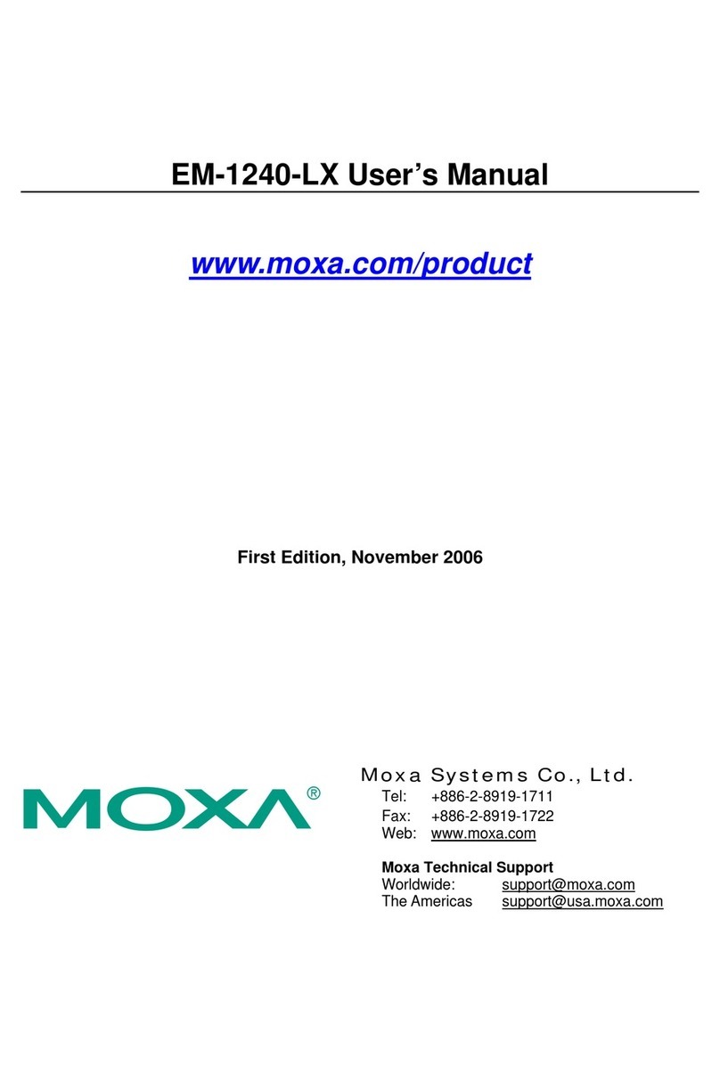 Moxa Technologies EM-1240-LX User manual