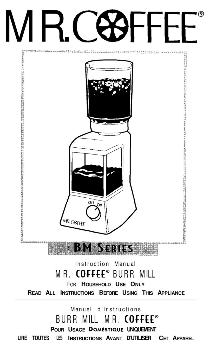 Mr. Coffee BM Series instruction manual