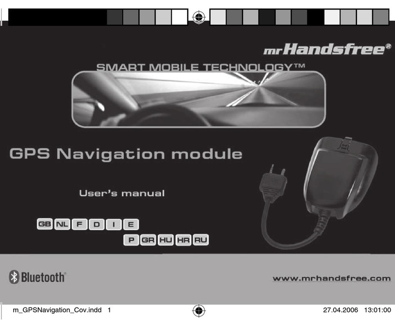 MRHANDSFREE GPS01 user manual
