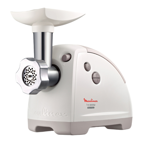 Moulinex Meat Mincer User manual