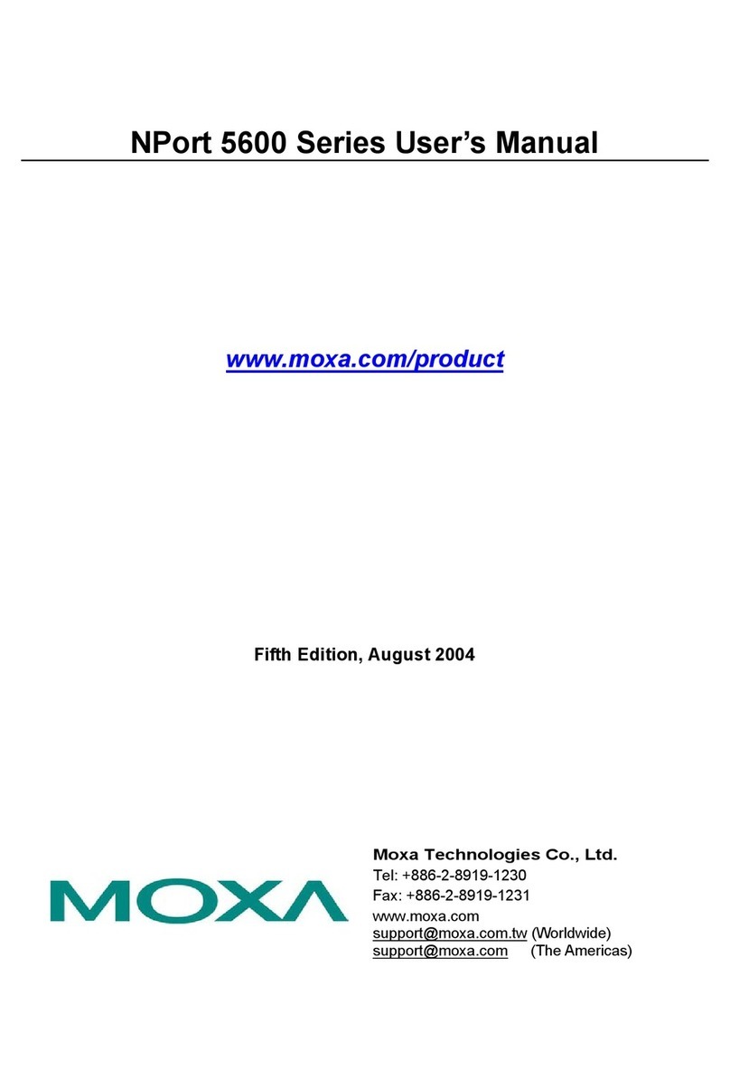 Moxa Technologies 5600 user manual