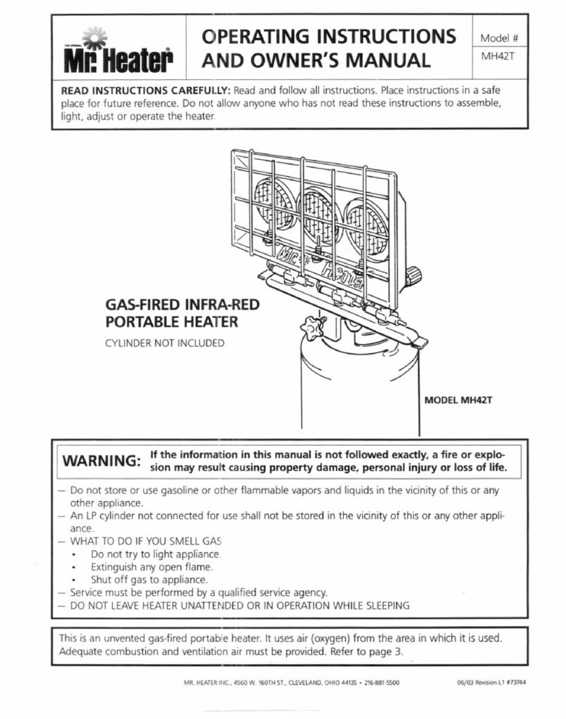 MrHeater MH42T Assembly instructions MrHeater MH42T Assembly instructions