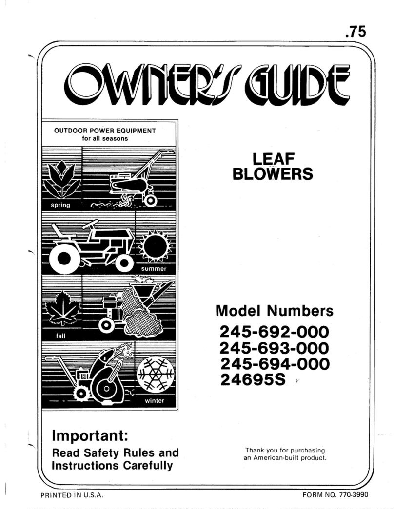 MTD 245-692-000 owner's guide
